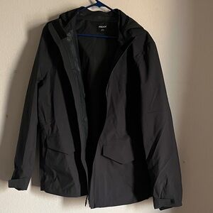 Proof Men's Black Raincoat